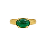 Cabochon Emerald Ring