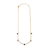 Trinity Sapphire and Diamond Station Necklace