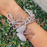 Diamond Butterfly Cuff