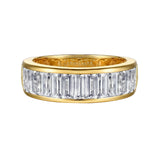 Gabriel & Co. - 14K Yellow Gold Channel Baguette Diamond Anniversary Band - 1.59 ct size 6.5 - Bay Hill Jewelers