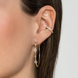 Gabriel & Co. 14K Yellow Gold Diamond Cuff Earring - Bay Hill Jewelers