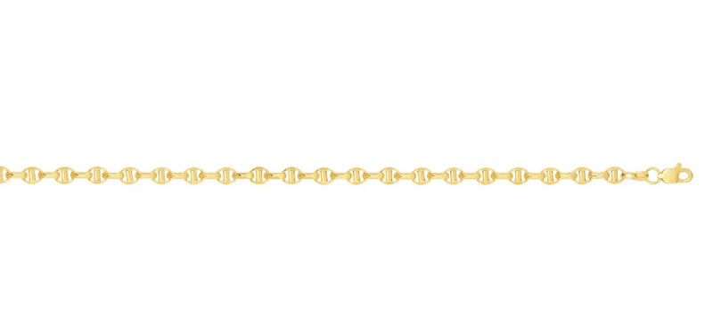 24" 14K Gold 4.5mm Lite Anchor Chain