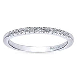 14K White Gold Prong Set Diamond Band - Bay Hill Jewelers