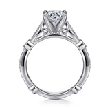 14K White Gold Round Diamond Engagement Ring - Bay Hill Jewelers