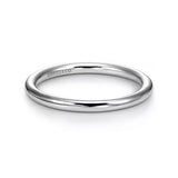 14K White Gold Wedding Band - Bay Hill Jewelers