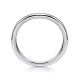 14K White Gold Wedding Band - Bay Hill Jewelers