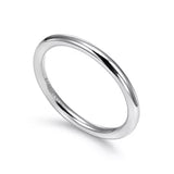 14K White Gold Wedding Band - Bay Hill Jewelers