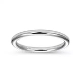 14K White Gold Wedding Band - Bay Hill Jewelers