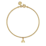 14K Yellow Gold Bujukan Initial A Bracelet - Bay Hill Jewelers