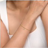 14K Yellow Gold Bujukan Initial A Bracelet - Bay Hill Jewelers