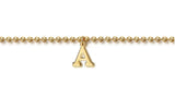 14K Yellow Gold Bujukan Initial A Bracelet - Bay Hill Jewelers