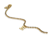 14K Yellow Gold Bujukan Initial E Bracelet - Bay Hill Jewelers