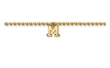 14K Yellow Gold Bujukan Initial M Bracelet - Bay Hill Jewelers