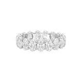 Oval Diamond Eternity Band