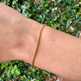 14K Gold Filled Rounded Box Bracelet