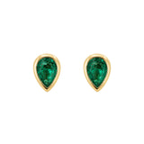 Columbian Emerald Stud Earrings