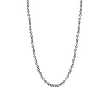14K White Gold Rolo Chain