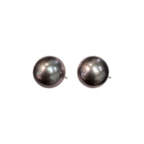 Tahitian Black Pearl Studs