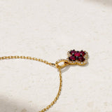 Felicity Ruby and Diamond Pendant Necklace