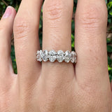 Oval Diamond Eternity Band