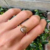 Bezel Set Rough Diamond Ring