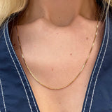 18K Yellow Gold Box Chain
