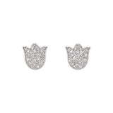 Diamond Tulip Studs