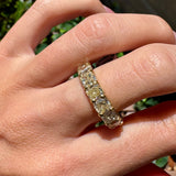 Cushion Cut Fancy Yellow Diamond Eternity Band