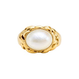 Mabe Pearl Braided Ring