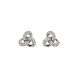 Triple Loop Stud Earrings