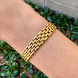 18K Brick Lay Bracelet