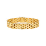 18K Brick Lay Bracelet