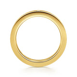 Gabriel & Co. - Amarelle - 14K Yellow Gold Burnish Diamond Eternity Band size 6.5 - Bay Hill Jewelers