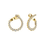 Aerial Regal Diamond Hoop Earrings - Bay Hill Jewelers
