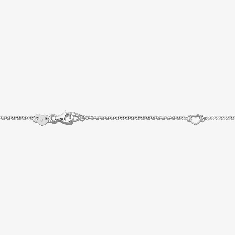 Hearts on Fire White Gold Signature Bezels By The Yard 5 Stone