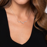 Diamond Bar Necklace