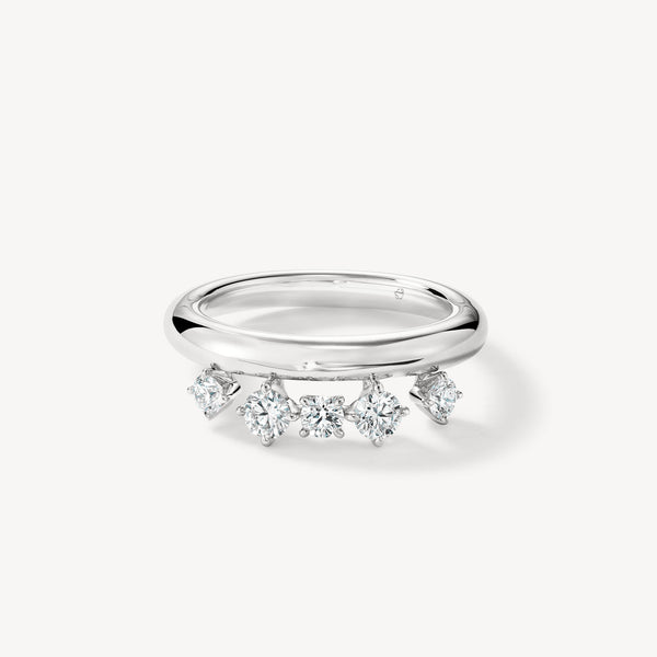 Barre Floating Diamond Ring