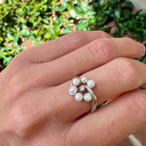 Pearl and Diamond Ring