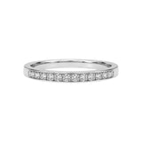 Platinum Channel Set Diamond Band