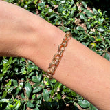 Double Link Charm Bracelet