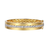 18K Yellow Gold Diamond Bangle