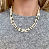 Triple Strand Pearl Necklace