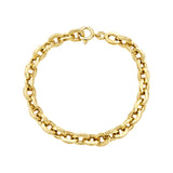 Squared Oval Link Bracelet