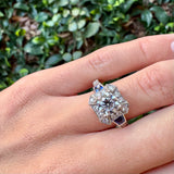 Art Deco Diamond and Sapphire Ring