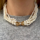 Seven Strand Freshwater Pearl Necklace