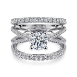 IN STOCK 14K White Gold Round Diamond Engagement Ring - Bay Hill Jewelers