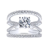 IN STOCK 14K White Gold Round Diamond Engagement Ring - Bay Hill Jewelers
