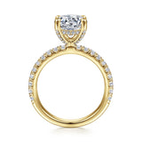 IN STOCK 14K Yellow Gold Diamond Solitaire Engagement Ring