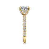 IN STOCK 14K Yellow Gold Diamond Solitaire Engagement Ring