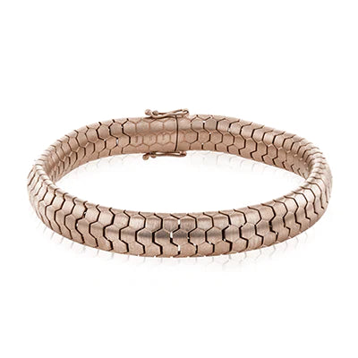 Geometric Men's Bracelet In 14k Gold